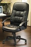 Boss Executive Leather Plus Chair Black