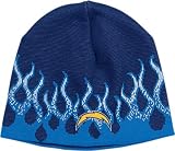 San Diego Chargers Flame Cuffless Knit Hat