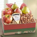 Organic Sunshine Almonds, Cheese and Fruit Gift Box