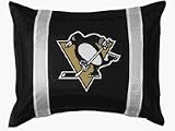 Pittsburgh Penguins SIDELINES Jersey Material Pillow Sham