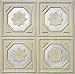 Cheap Decorative Ceiling Tile Madern Style #104 Teak Silver 24