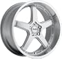 ADVANTI - traktion a2 - 18 Inch Rim x 8 - (5x4.5) Offset (35) Wheel Finish - silver with mirror machined lip