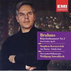 经典曲目优秀版本选介(81):勃拉姆斯钢琴协奏曲 Brahms: Piano Concerto no.1 and Vocal Works /Stephen Kovacevich