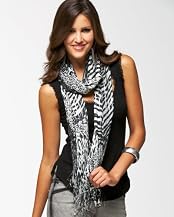 Leopard Lurex Scarf