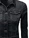 Plus4u Women's Nice Stone wash Good Stretchy Trucker Plus Size Denim Jackets