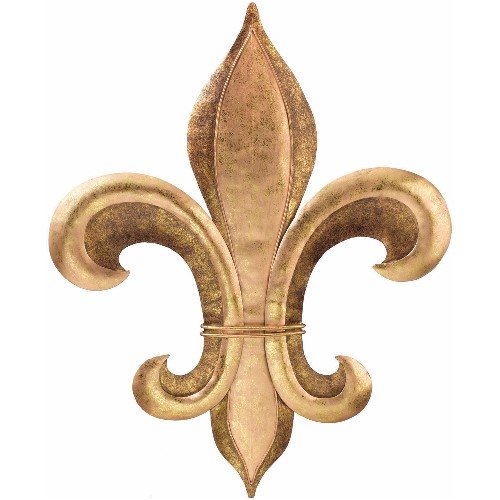 3D Metal Wall Art Decor Fleur De Lis (12×15)