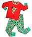Girls Pajamas Kids Cotton 2 Piece Clothes Sets Sleepwear Pants for Children
