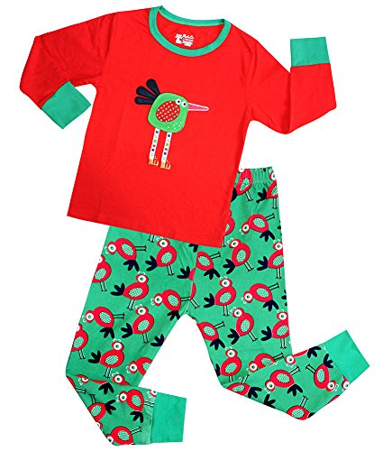 Girls Pajamas Kids Cotton 2 Piece Clothes Sets Sleepwear Pants for Children