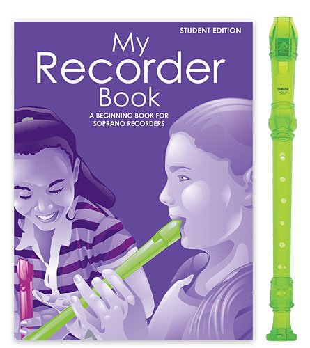Yamaha Green Recorder Pack with My Recorder Book/CD by Sandy Feldstein