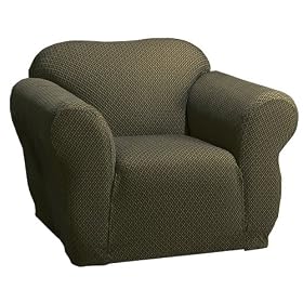 Sullivan Stretch Chair Slipcover - Sage Green