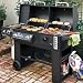 Hybrid Grill Infrared, Gas and Charcoal Cooking System