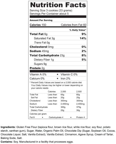 My Dad's Cookies® Gluten Free Vanilla Graham 6oz Package
