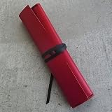 革 KAKURA ヌメ革ペンケース“urushi”レッド