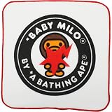 Size【フリー】A BATHING APE(エイプ) MILO(マイロ) BABY MILOサークルハンドタオル 白赤黒【白赤黒】【新品】の画像