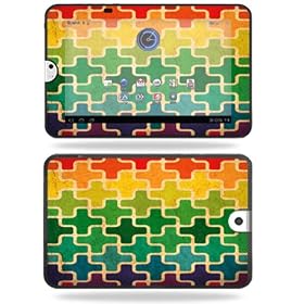 Protective Vinyl Skin Decal Cover for Toshiba Thrive 10.1 Android Tablet Skins Color Swatch by 