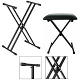Keyboard Stand, Bench & Bag Package