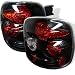 99-04 Chevy/GMC Silverado Stepside Euro Taillights - JDM Black