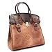 Alligator Crocodile Rolling Laptop Bag Briefcase
