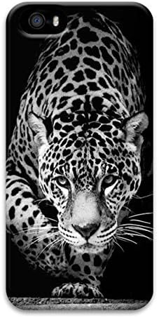 iPhone 5S Case, iPhone 5 Case, Wild Animal Jaguar Custom Design Scratch Protection Case Hard 3D Cover Slim fit for Apple iPhone 5 5S
