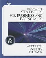 Essentials of Statistics for Business and Economics (with CD-ROM)