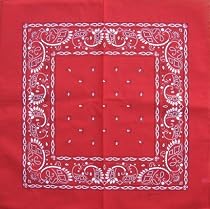 100% Cotton Bandana (Paisley, Camo, Skulls, Flags, Licensed products and more.)