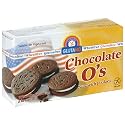 Glutano Gluten-Free Chocolate O's Sandwich Cookies, 6.2-Ounce Boxes (Pack of 6)