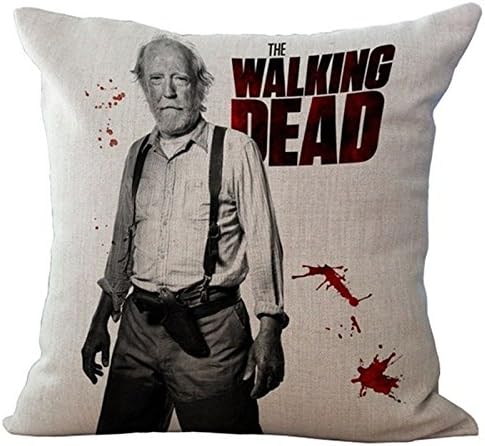 Della CollierCushion Covers Pillowcase The Walking Dead Cotton Linen Cushion Cover Car Sofa Chair Seat 18x18 Inches Throw Pillows Covers