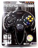 N64 Retro Bit Controller Solid Black