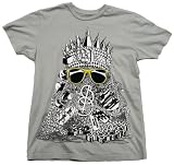 Chains Guys T-shirt in Light Grey by Beautiful Decay Clothing - Ships in ''24'' Hours!