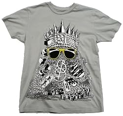 Chains Guys T-shirt in Light Grey by Beautiful Decay Clothing - Ships in ''24'' Hours!