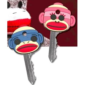 Sock MonKeys Key Caps - Set of 2