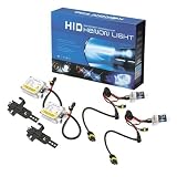 Absolute EHID 9007 10000K (Blue) High Intensity Discharge (HID) Xenon Headlights Kit for Vehicles with 9007 Head Lamp Bulbs