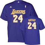adidas - Kobe Bryant Los Angeles Lakers Adidas Name and Number T-Shirt