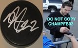 DAN BOYLE,SAN JOSE SHARKS,SIGNED,AUTOGRAPHED, HOCKEY PUCK,NHL,WITH PROOF + COA
