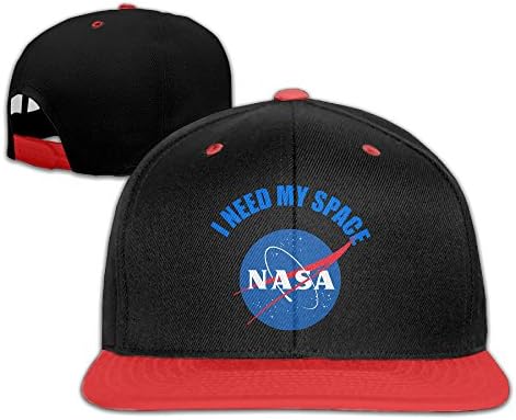WSYL88 I Need My Space NASA Toddlers Adjustable Snapback Hip Hop Trucker Hats Red