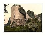Castle the round tower Goodrich England, c. 1890s, S-UNF