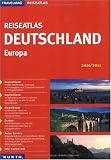 Reiseatlas Deutschland, Europa 2010/2011: Deutschland: Gro�er Stra�enatlas 1:300.000 mit Ortsregister, 16 Ballungsraumkarten 1:100.000.  Europa: ... Kroatien. Reise-Service. Info-Kartenrand - -
