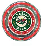 NHL Minnesota Wild Neon Clock - 14