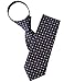 H2H Mens Casual Comfortable Zipper Neck Tie Of Various Dot Patterned