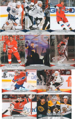 2011 / 2012 Upper Deck Hockey Series #1 Complete Mint Basic Hand Collated 200 Card Veterans Set Including Alexander Ovechkin, Steven Stamkos, Carey Price, Martin Brodeur, John Tavares, Jonathan Toews, Drew Stafford, Henrik Zetterberg, Cam Ward, Roberto Lu