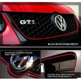 VW Golf Mk4 / Bora 1997-2004 Great Quality Car Styling Moulding Trim for Use on Air Vents, Dash Boards, Front Grilles, Handles and Bodywork RED 3mm x 3m Self Adhesive and Very flexible