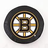 Boston Bruins NHL Tire Cover Black Size: Universal Large - 31.25 x 11 Inch