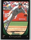 2011 Bowman Draft Baseball Card # 96 Elih Villanueva RC - Florida Marlins (RC - Rookie Card) MLB Trading Card in Screwdown Case!
