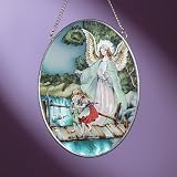 Kitchen & Housewares : Glass Guardian Angel Suncatcher