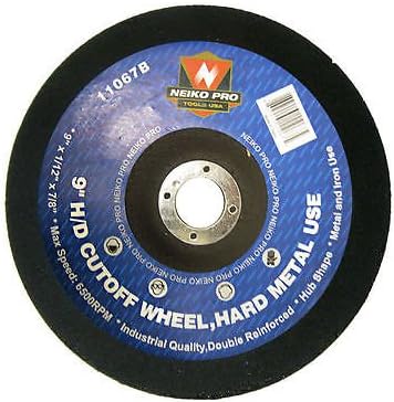 10pc Cutoff Wheels 9" X 1/12" X 7/8" Inch Disc for Cutting Hard Steel Metal