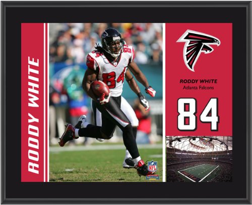 Mounted Memories Atlanta Falcons Roddy White 10.5 x 13 Sublimated Plaque