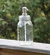 Ball Mason Jar Soap Dispenser with Metal Stainless Pump - Clear Quart Jar