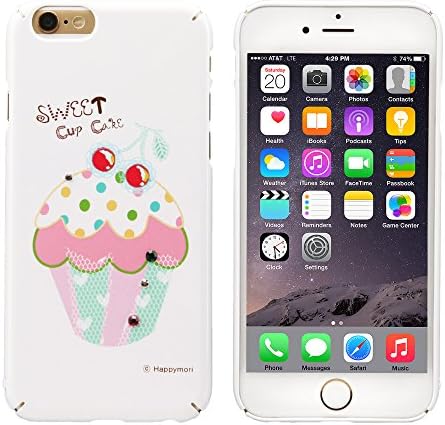 [ iPhone 6 cute design slim case ] Sweet Cup cake hurly-burly (cherry popping)