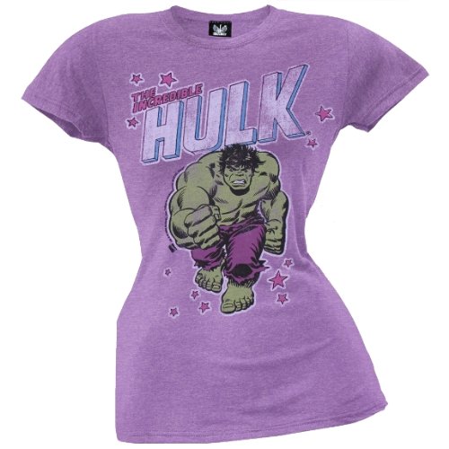  Incredible Hulk - Stars Vintage Juniors T-Shirt