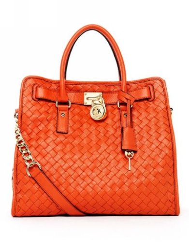 Michael Kors Hamilton Women's Woven North South Tote Handbag